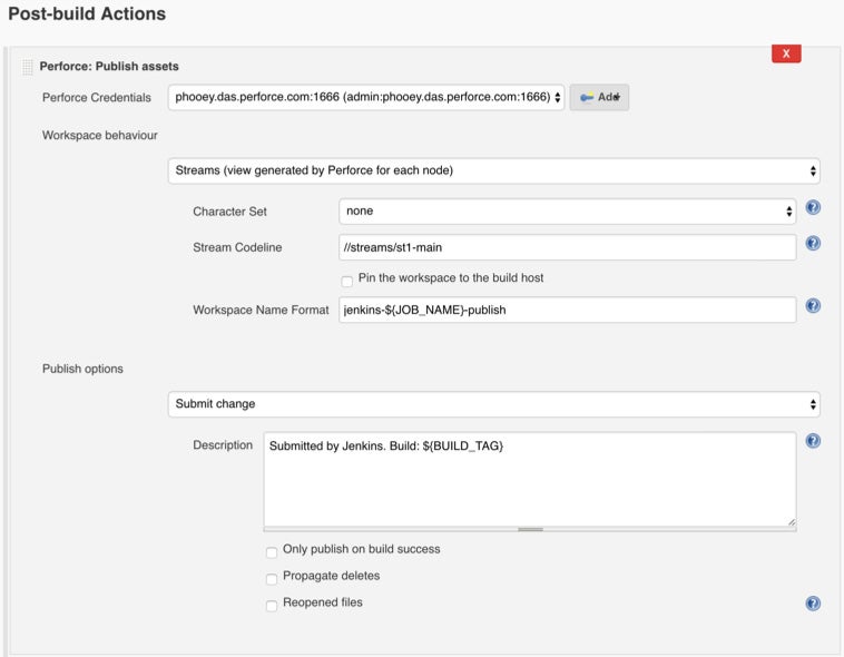 Helix Swarm and Jenkins integration screen shot
