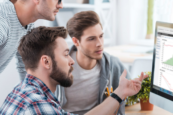 A dev team writes requirements.