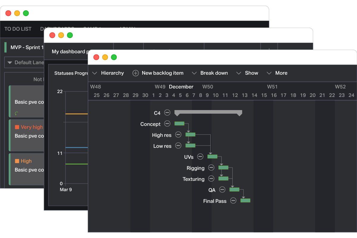 Create plans with versatility screenshot in P4 Plan.