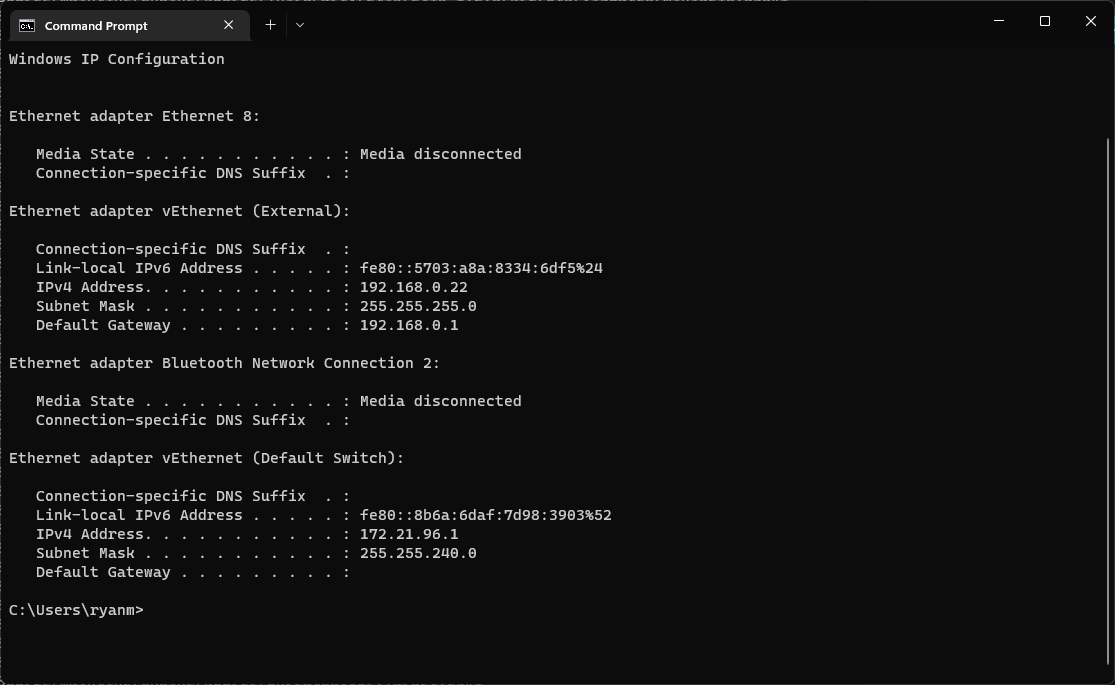 Setup the UDP Messaging Address